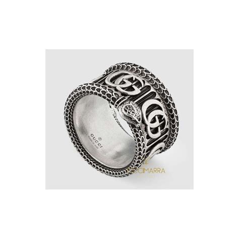 anello gucci argento gg|Gucci Anello GG In Argento Sterling .